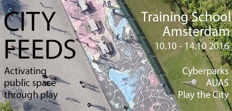 CFP Training School Games for Cities (Amsterdam Oct 10-14 2016)