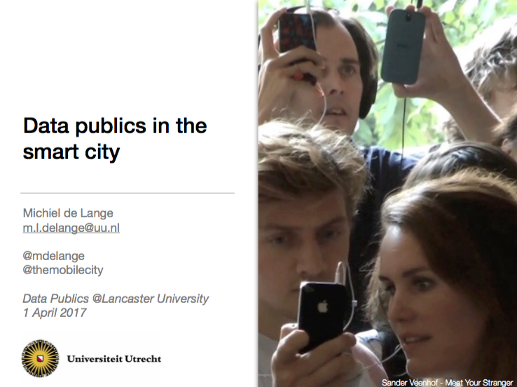 My keynote talk at Data Publics conference Lancaster University, March 31 / April 1 & 2, 2017
